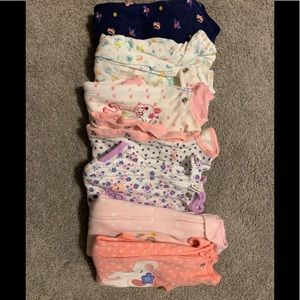 Newborn girl sleepers